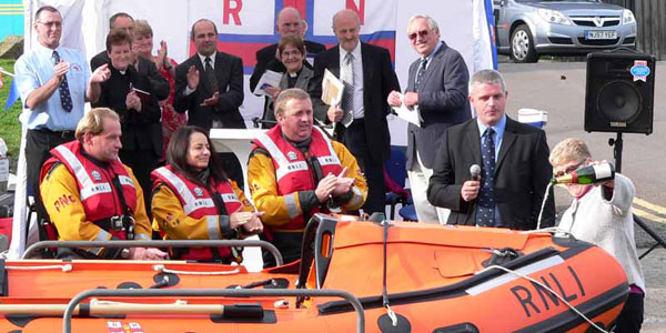 Naming ceremony for new lifeboat, the Joseph Hughes.