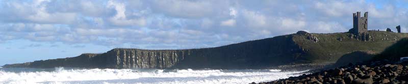 Dunstanburgh Castle from the north